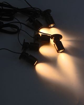 3W อลูมิเนียม LED มินิ สปอต ไลท์ สปอตไลท์ 80CRI 3000K/4000K/6000K มุมรังสี