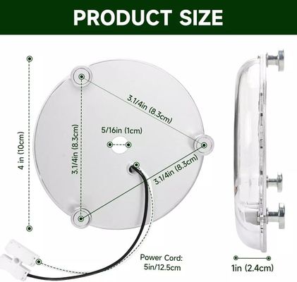 120V 15W Driverless Dia 100mm Led Light สําหรับไฟแฟน Led Light พร้อมใบรับรอง ETL แปลงไฟแฟนเพดาน LED
