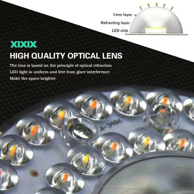 Dia125mm Round Pcb Board 4.9' 'LED Retrofit Light Kit 22W สี 3CCT 3000K/4500K/6000K CRI90 สําหรับเพดานแฟน แสงสํารองแผ่น PCB เพดานแสง LED Retrofit Kit120V 2200LM