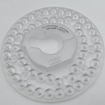 Dia125mm 4.9inch 24W LED Ceiling Fan Light Kit Retrofit คิทเปลี่ยนไฟเพดาน 5CCT 3000K 3500K 4000K 5000K 6000K ปรับได้ 12W 18W 24W สวิตช์, 2800LM 120V ETL 2 4 วัตต์