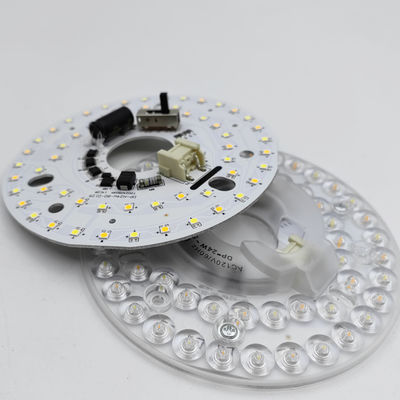 Dia125mm 4.9inch 24W LED Ceiling Fan Light Kit Retrofit คิทเปลี่ยนไฟเพดาน 5CCT 3000K 3500K 4000K 5000K 6000K ปรับได้ 12W 18W 24W สวิตช์, 2800LM 120V ETL 2 4 วัตต์
