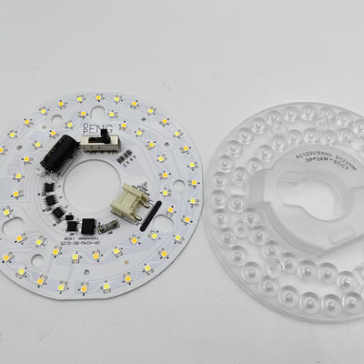 Dia125mm 4.9inch 24W LED Ceiling Fan Light Kit Retrofit คิทเปลี่ยนไฟเพดาน 5CCT 3000K 3500K 4000K 5000K 6000K ปรับได้ 12W 18W 24W สวิตช์, 2800LM 120V ETL 2 4 วัตต์