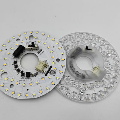 Dia125mm 4.9inch 24W LED Ceiling Fan Light Kit Retrofit คิทเปลี่ยนไฟเพดาน 5CCT 3000K 3500K 4000K 5000K 6000K ปรับได้ 12W 18W 24W สวิตช์, 2800LM 120V ETL 2 4 วัตต์