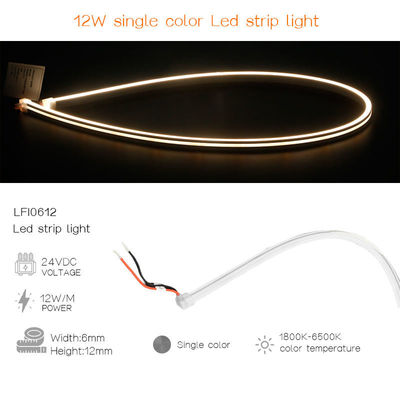 24V / 12V.DC 10W สายแสงเนออนยืดหยุ่นตามสั่ง สําหรับห้องเพดานตกแต่งตู้ Neon Lighting