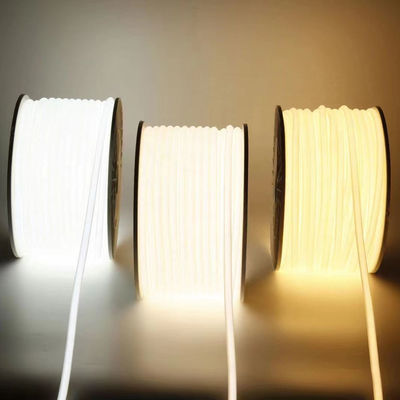 110V 220V กันน้ํา COB สายแสง LED สายไฟ LED พร้อมพีวีซีคลอม ปรับแต่ง สีฟ้า / สีน้ําแข็ง สีฟ้า / สีขาว / สีเขียว / สีม่วง / สีทอง / สีชมพู