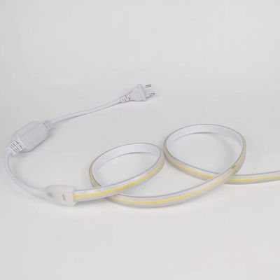 โลเตจสูง 110V 220V ภายในภายนอก กันน้ํา IP65 LED Cob Strip Lights สําหรับศูนย์การค้า