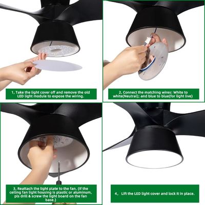 Dia100mm Round Pcb Board 12w 15w AC 110V 120V 230V 3.93' Retrofit Light Kit For Ceiling Flush Light Ceiling Fan Light Panel PCB 15W 90 Dimmable แผนที่เปลี่ยนไฟฟ้า