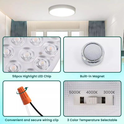 Dia100mm Round Pcb Board 12w 15w AC 110V 120V 230V 3.93' Retrofit Light Kit For Ceiling Flush Light Ceiling Fan Light Panel PCB 15W 90 Dimmable แผนที่เปลี่ยนไฟฟ้า
