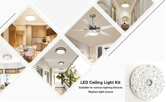 ไฮลูเมน 230V 15W 110MM 36V 3CCT อะไหล่ส่วนลมเพดาน พลอยกระทง PCB บอร์ด Driver ต่ํากว่า LED โมดูล ลดความเข้มและปรับสี