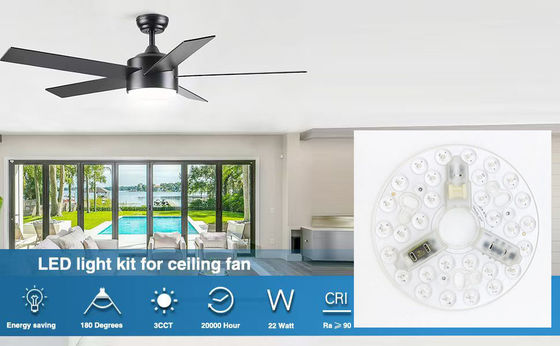 ERP โมดูล LED Rosh 5CCT 12W/18W/24W DIP Switch ลมปรับแสงเพดานด้วยพลังงาน Witch แทนโมดูล LED