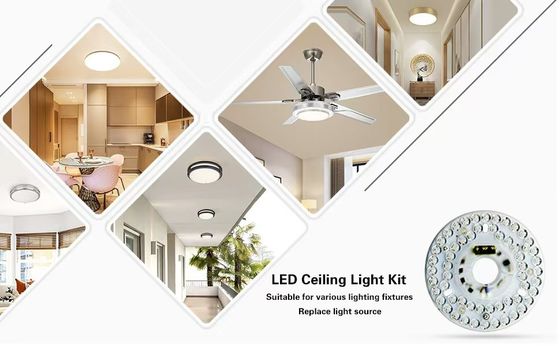 5CCT 18W/24W DIP Switch ผนังไฟเพดาน พร้อมพลังงานแม่มด แทน LED Module 120V ผนังผนังไฟเพดาน Kit Retrofit พร้อมโมดูล DOB
