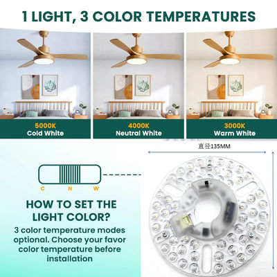 5CCT 18W/24W DIP Switch ผนังไฟเพดาน พร้อมพลังงานแม่มด แทน LED Module 120V ผนังผนังไฟเพดาน Kit Retrofit พร้อมโมดูล DOB