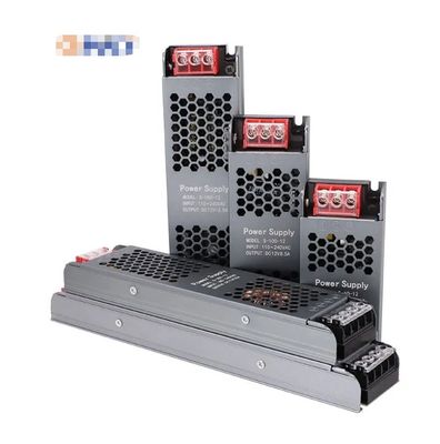 อุปกรณ์ประกอบไฟฟ้า ultra thin and slim 12V/24V 60W 100W 150W LED Driver Switching Power Supply สําหรับ Led Strip Light Tin Box อุปกรณ์ประกอบไฟฟ้า