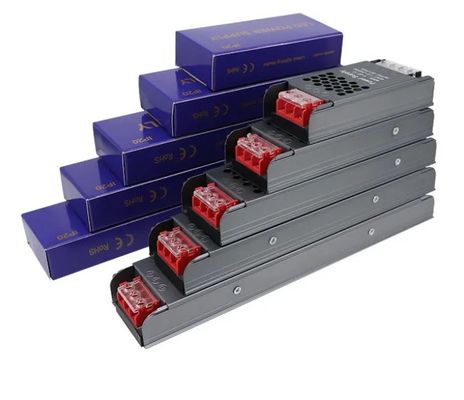 อุปกรณ์ประกอบไฟฟ้า ultra thin and slim 12V/24V 60W 100W 150W LED Driver Switching Power Supply สําหรับ Led Strip Light Tin Box อุปกรณ์ประกอบไฟฟ้า