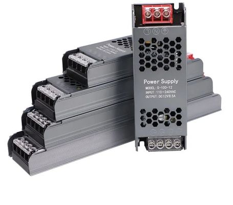 อุปกรณ์ประกอบไฟฟ้า ultra thin and slim 12V/24V 60W 100W 150W LED Driver Switching Power Supply สําหรับ Led Strip Light Tin Box อุปกรณ์ประกอบไฟฟ้า