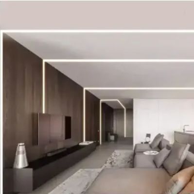 โปรไฟลอลูมิเนียม anodizing สําหรับ LED Strips Plaster-ใน LED อลูมิเนียมช่อง