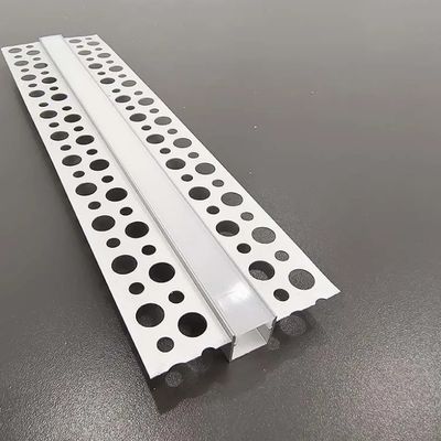 โปรไฟลอลูมิเนียม anodizing สําหรับ LED Strips Plaster-ใน LED อลูมิเนียมช่อง