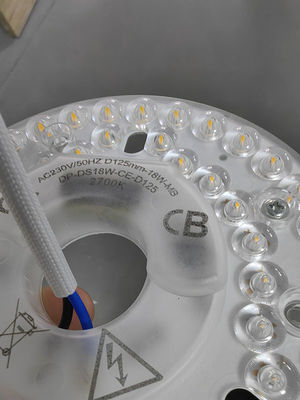 แปลงไฟพัดลมเพดาน LED: ผลิตภัณฑ์ใหม่: dia125mm สีเดียว 2700K, การรับรอง CE ROHS ERP