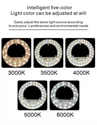 ไฟแผง LED ทรงกลม 24W พร้อม CCT ที่ปรับได้ ได้รับการรับรอง ERP ETL