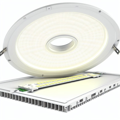 โมดูลแผงไฟเพดาน LED 100W, แสงขาวเย็น 6500K, ฟลักซ์ส่องสว่าง 960lm