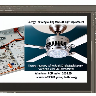 แปลงไฟ LED พัดลมเพดาน - PCB อลูมิเนียม, 2835 SMD LED, 3000K