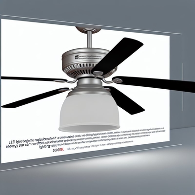 การเปลี่ยนไฟ LED แฟนเพดานทั่วไป - 3000K, Energy Star Certified