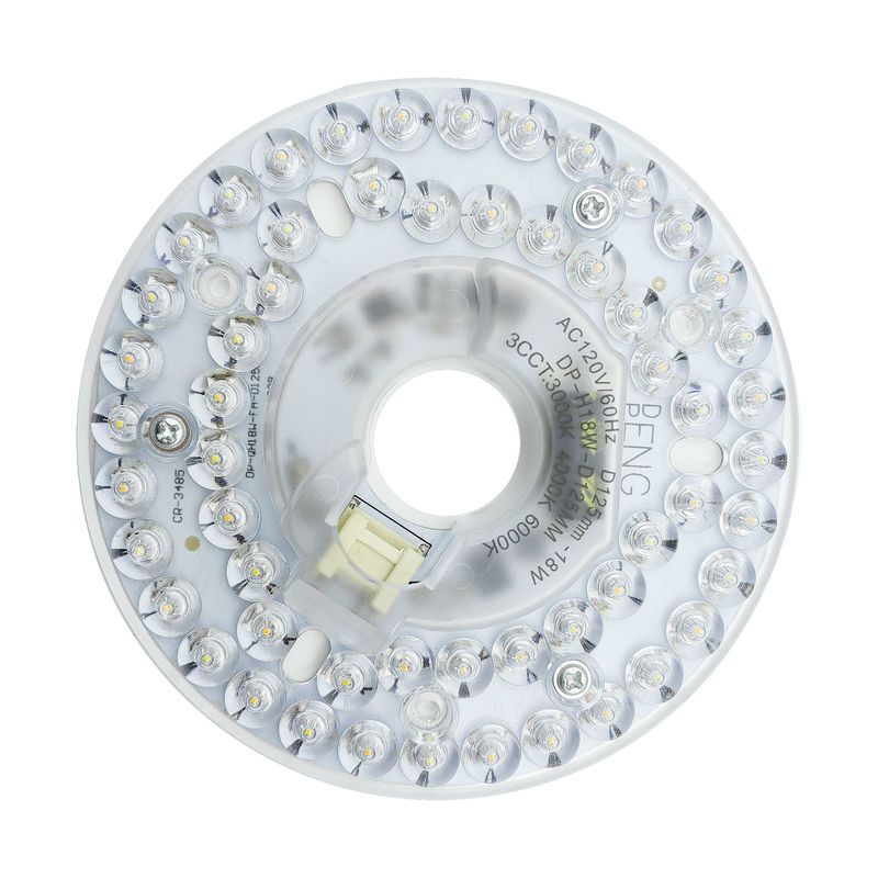 125mm 22W 4.92&quot; Driverless Dia125mm ETL FCC อนุมัติ LED แฟนเพดานแสง แทนเพดานแฟน LED ไฟชิต