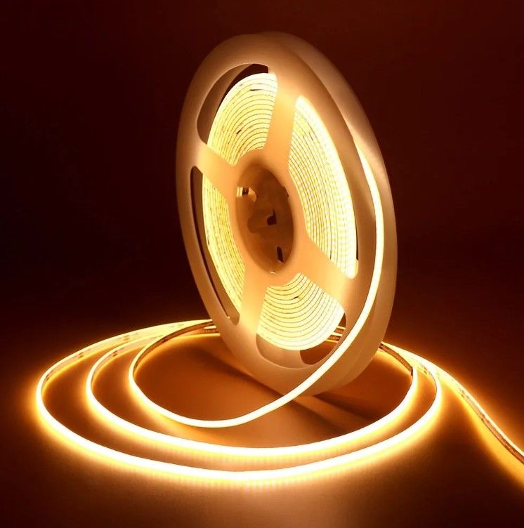 COB Strip Light 320LEDs 512LEDs 384LEDs 480LEDs Rgb Light Bar 12V 24V กันน้ํา แผ่นแสงยืดหยุ่น