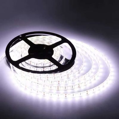 ไฟ LED สเตรปแบบยืดหยุ่น 600 หน่วย LED สเตรป LED กันน้ํา 12 วอลท์ LED สเตรป แพ็ค 16.4 ฟุต / 5 เมตร สําหรับงานเลี้ยงบ้านพักในบ้านตกแต่งภายในภายนอก กันน้ํา ขาว 1 แพ็ค